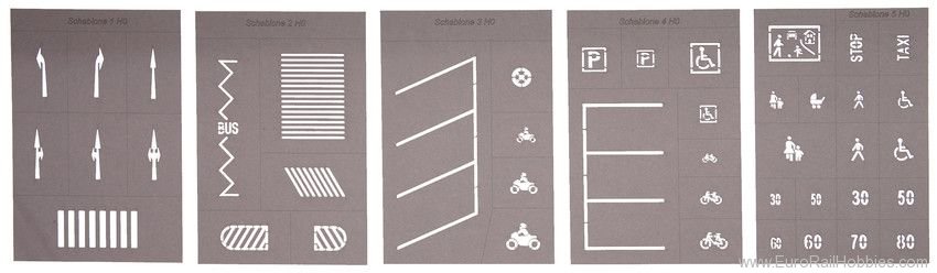 Noch 34240 Street Marking Templates