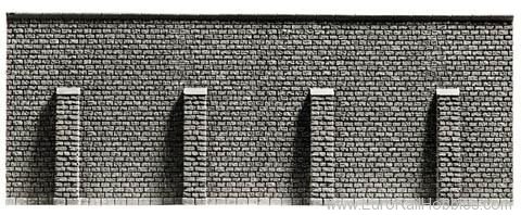 Noch 34857 Retaining Wall, 39,6 x 7,4 cm / 15.5'' x 2.9'