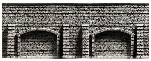 Noch 48058 Arcade Wall, 10,2 x 3,8 in. / 25,9 x 9,7 cm