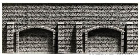 Noch 48059 Arcade Wall, 20,4 x 3,8 in. / 51,8 x 9,7 cm