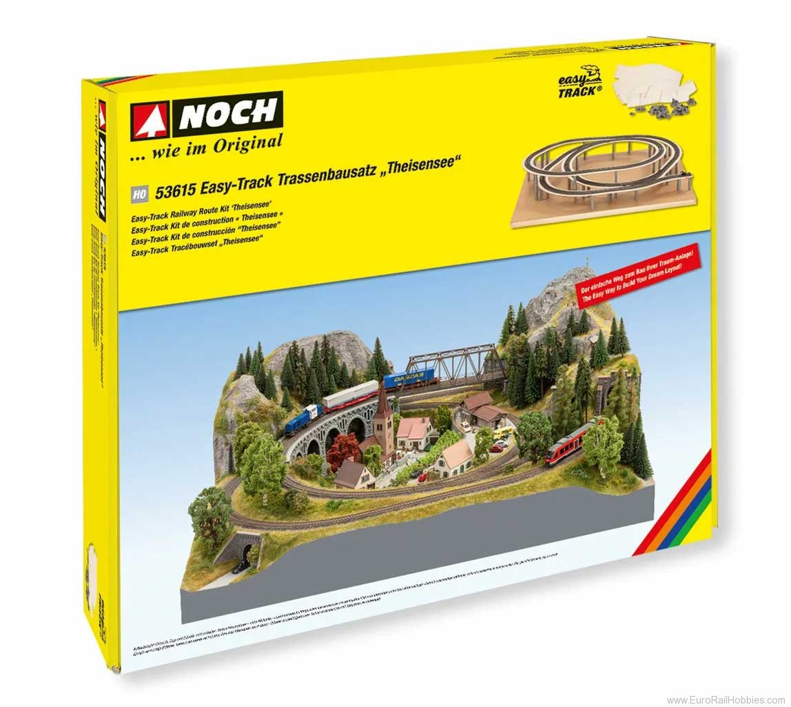 Noch 53615 Easy-Track Railway Layout Kit 'Theisensee'