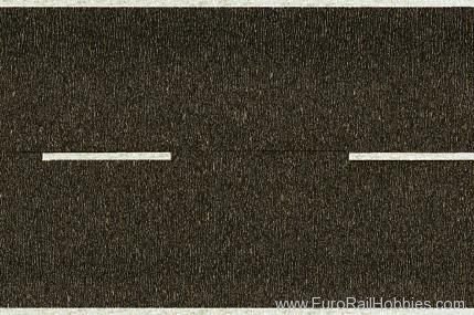 Noch 60490 Highway, Gray, 74mm wide in 2 Rolls a 1m