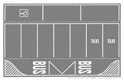 Noch 60720 Car-Park Gray, 2 pcs. 220 mm x 140 mm