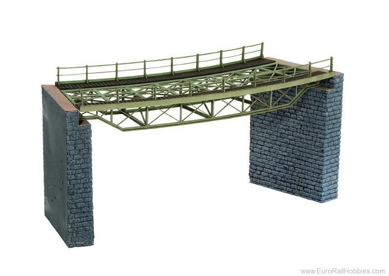 Noch 67025 Bridge Deck curved R1, 360 mm, incl. bridge h