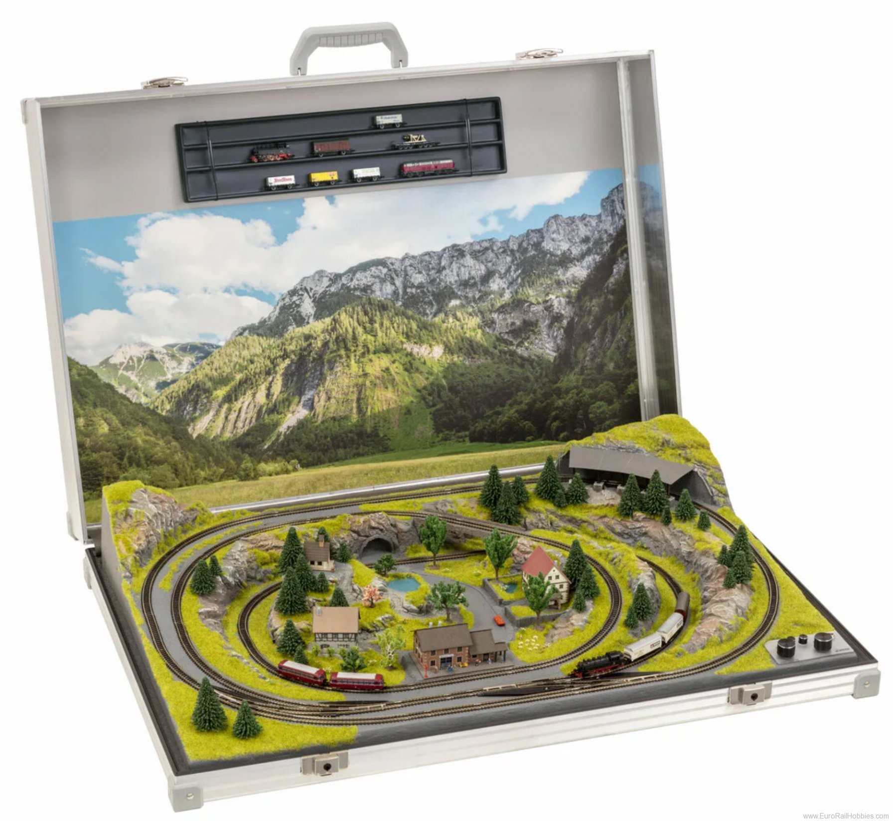 Noch 88303 Briefcase Layout Meran with MARKLIN Track