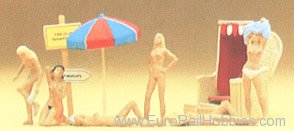 Preiser 10107 Nude Sun Bathers 