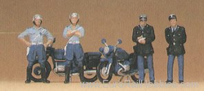 Preiser 10191 French police w/2 motor