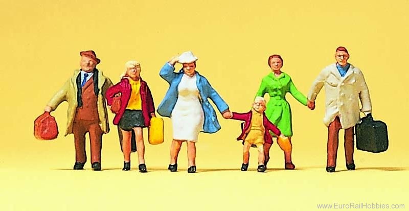 Preiser 10281 Travelers w/luggage