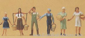 Preiser 10295 Farm workers, male/female 
