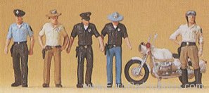 Preiser 10370 Policemen, USA 