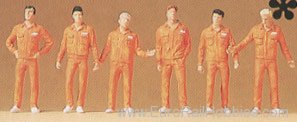 Preiser 10373 Mechanics in Coveralls 