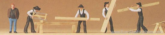 Preiser 10376 Carpenters 