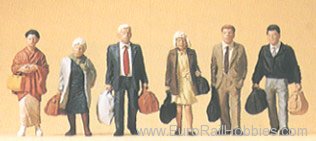 Preiser 10413 Pedestrians -- Foreign Travelers 
