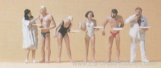 Preiser 10424 Recreation & Sports -- Sunbathers Eating 