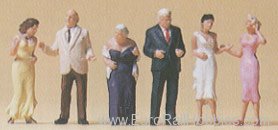 Preiser 10436 Pedestrians -- Formal Guests 