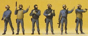 Preiser 10446 Military -- German SWAT Team (GSG9) 