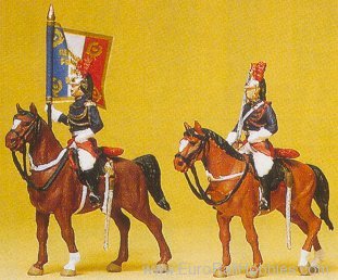 Preiser 10460 Military -- Garde Republicaine On Horseback 