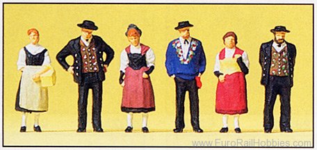 Preiser 10509 Swiss National Costumes of Canton Uri