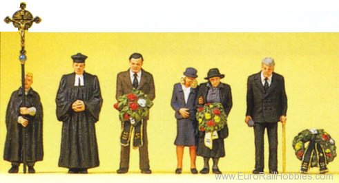 Preiser 10519 Funeral, Protestant