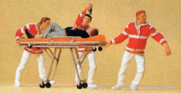 Preiser 10532 Paramedics and Stretcher