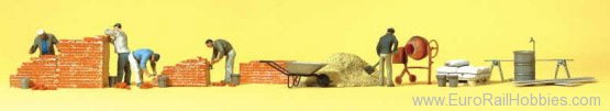Preiser 10542 Brick-layers