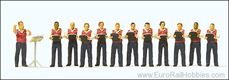 Preiser 10599 Male Choir, 12 figures