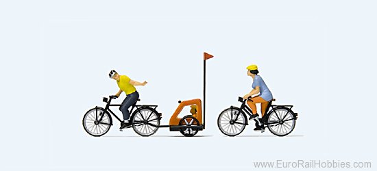 Preiser 10636 Family bicycle ride