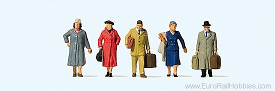 Preiser 10662 Passengers Epoch III