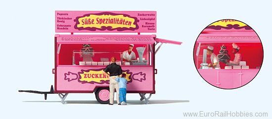 Preiser 10748 Sales stand Â»SweetsÂ«