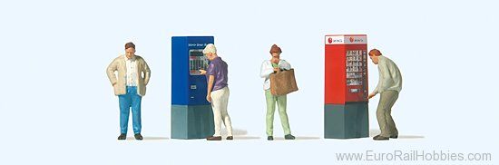 Preiser 10751 At the vending machine (Factory Sold Out)