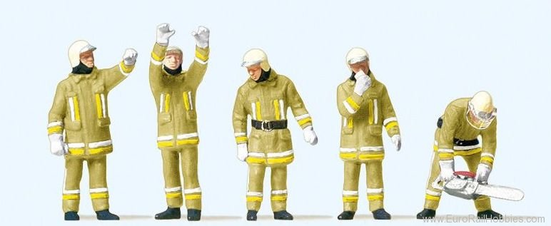 Preiser 10772 Firemen, Beige Uniform, Technical support