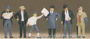 Preiser 12133 1900's passengers-men
