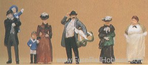 Preiser 12176 1900's passers-by 