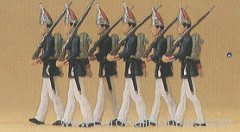 Preiser 12189 1800 guards marching 
