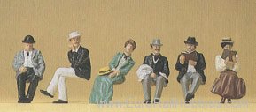 Preiser 12190 1900 seated passengers 