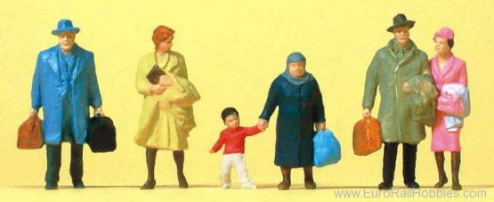 Preiser 14043 Walking Travellers