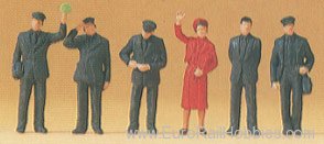 Preiser 14141 Train personnel DB 1989 
