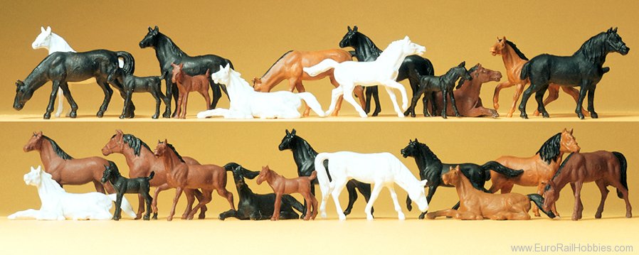 Preiser 14407 Horses 