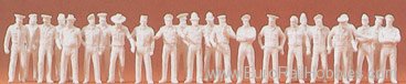Preiser 16345 Uniformed people comb kit 