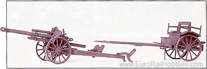Preiser 16527 Light field howitzer 10,5 cm leFH 18 M. Limbe