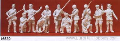 Preiser 16530 Military - Soviet Union WWII (Unpainted) -- I