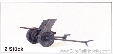 Preiser 16549 3.7 cm Pak L/45, German Reich 1939-45, 2 piec