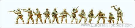 Preiser 16604 German Reich - Fighting Infantry in Winter Un