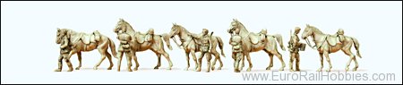Preiser 16607 German Reich; 1939-45; 5 unpainted soldiers a