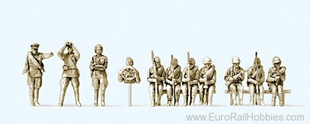 Preiser 16621 Infantry rifle men mounted, USSR 1943-1945, 1