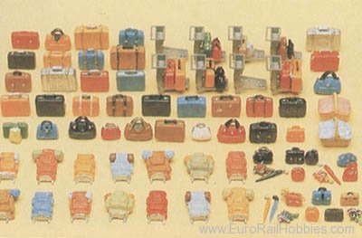 Preiser 17005 Luggage assortment 90/ 