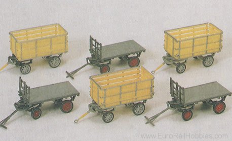 Preiser 17112 Postal carts 