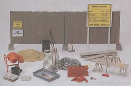 Preiser 17177 Concrete mixer, tool kit 
