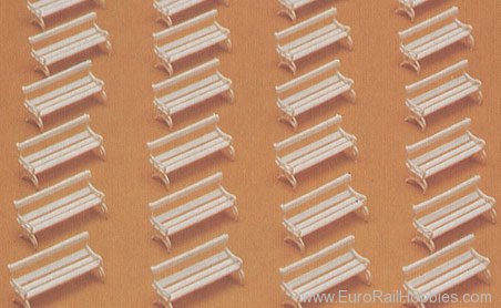 Preiser 17200 Park benches 2