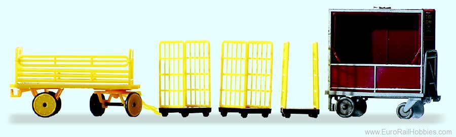 Preiser 17702 German Post - Transportation Carts